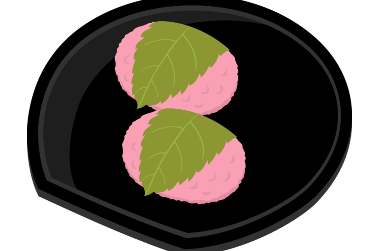 wagashi_sakuramochi_illust_3100